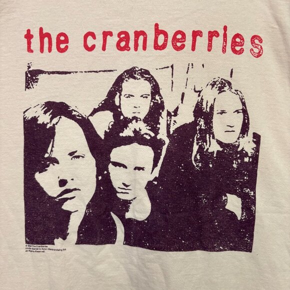 The Cranberries Roses Irish Rock Band Oversized Tee XL - Picture 2 of 4